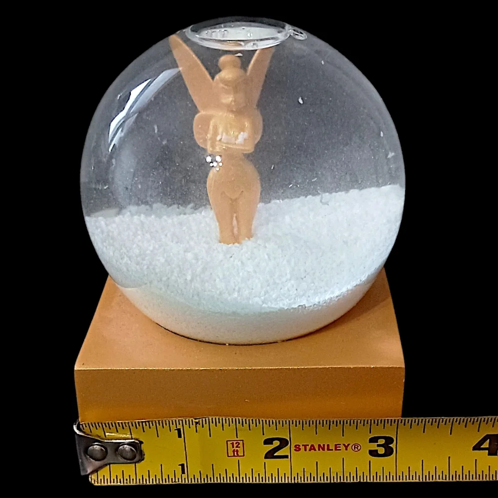 Disney Tinker Bell Snowglobe Tink 2021‎ Christmas Xmas Holiday Peter Pan Golden